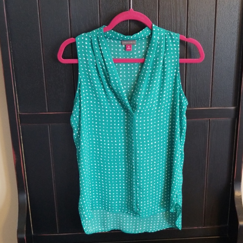 Polka dot blouse